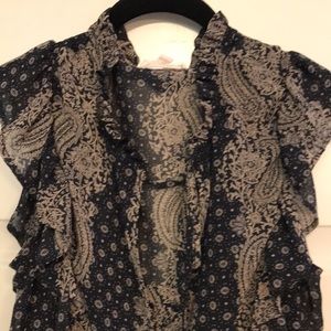 Blu Pepper Top Size Large